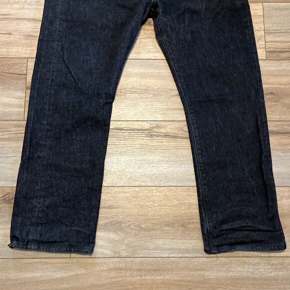 Mens Levis 501 Original Fit Denim Jeans SZ 40x30 Black Button Fly Stretch Modern - Picture 3 of 13